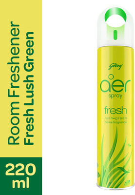 Godrej Aer Room Freshener - Fresh Lush Green Spray Room Spray(220 ml)