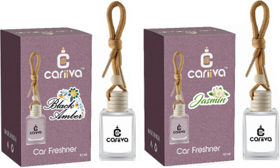 Cariiva BLACKAMBER-JASMINE Car Freshener Diffuser CR_02(2 x 10 ml)