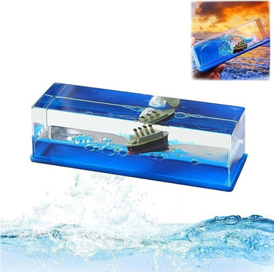 skyunion Ship Titanic Cruise Ship Model Liquid Wave Decoration Car Freshener Diffuser titanic(50 ml)