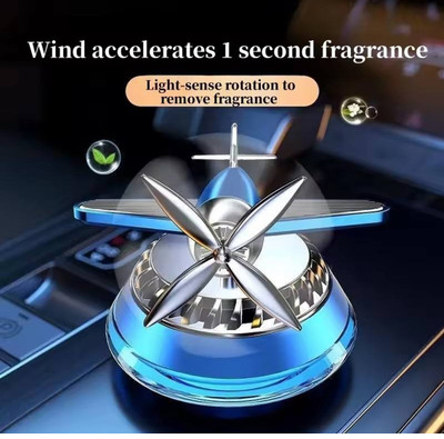 Voddmars Car Air Freshner Diffuser CAT-P Plane Car Solar G1(28 ml)