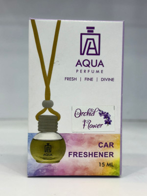 Aqua Orchid Flower Car Freshener Diffuser Orchid Flower Fragrance Car Freshener Diffuser(15 ml)