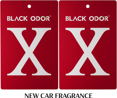 BLACK ODOR New Car Car Freshener Blocks Air Freshener Card New Car Fragrance(2 x 1 Units)