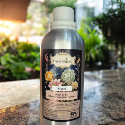 GLOBAL AROMA Mogra Fragrance Ready-to-Use Diffuser / Vaporizer Oil Aroma Oil Mogra Fragrance Ready-to-Use Diffuser / Vaporizer Oil 1Ltr.(1000 ml)
