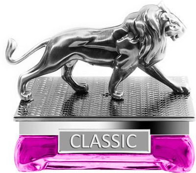 Nexshop Silver Color Lion Shape Premium Quality Air Freshener for Room, Car Dashboard Diffuser Silver Eagle Car Perfume a03(50 ml)