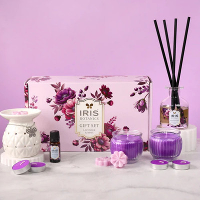 IRIS Botanics Lavender and Mint Potpourri, Diffuser Gift Set(1 Units)