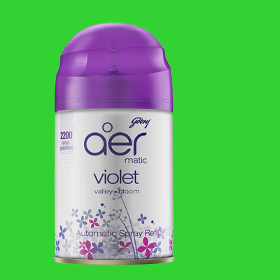 Godrej Aer Voilet Valley Car Freshener Refill aer matic,bar freshner,liquid automatic air freshener refill pack _117(225 ml)