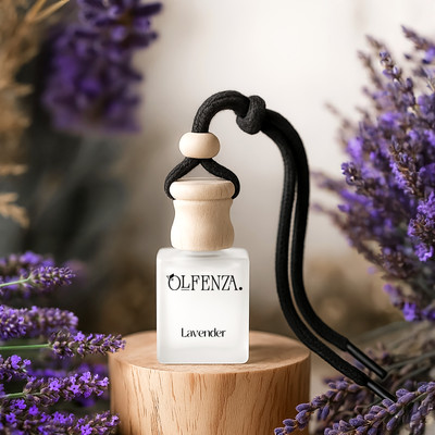 OLFENZA lavender Diffuser LAVENDER Car Freshener Hanging Perfumes Long Lasting Fragrance(10ml)(10 ml)