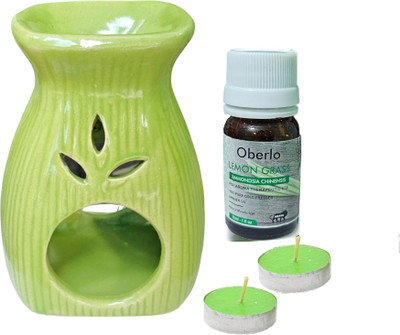 oberlo lemongrass Diffuser Set Aroma Diffuser/Burner Matt White Aroma(1 Units)