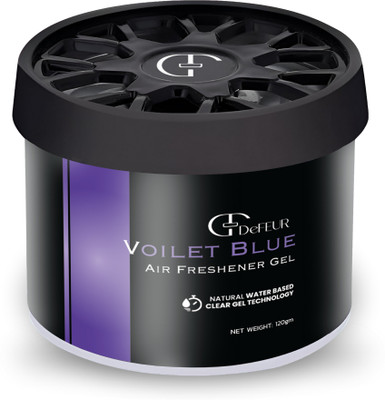 DeFEUR Violet Blue, 120g Leakproof Car Perfume Gel, Lavender-Inspired Aroma Car Freshener Diffuser Car Air Freshener for Dashboard, SUV & Sedan(120 g)