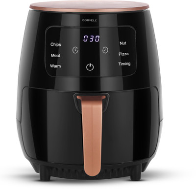 Corvell AIROFRYR Digital Air Fryer | Oil-Free Cooking, Auto Timer | Rapid Air Technology Air Fryer(4.2 L)