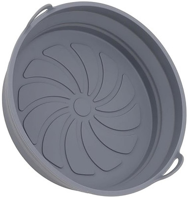 KOOSHLO Silicone Liners Round Food Safe Non Stick Air Fryer Basket Airfryer Tray Air Fryer(1 L)