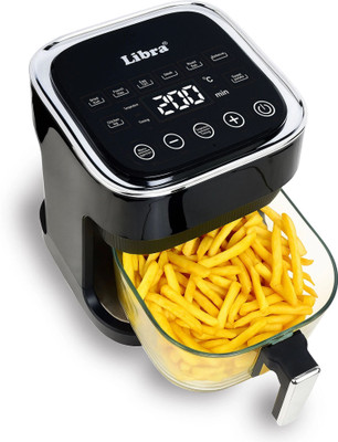 LIBRA Digital Air Fryer with Glass Bowl Air Fryer(4.5 L)