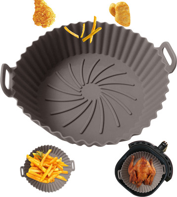 PROBEROS Air Fryer Silicone Liners, 7.9inch Air Fryer Silicone Baking Tray Air Fryer(1.5 L)