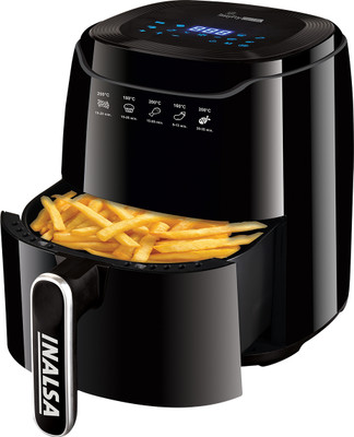 Inalsa Tasty Fry Digital with Smart AirCrisp Technology|Touch Control & Digital Display Air Fryer(4.2 L)