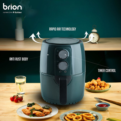 BRION BR-Master Green Air Fryer(3.5 L)