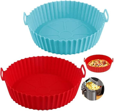 ZOMBULA Air Fryer Silicone (Pack of 2) – Reusable & Non-Sticky Liners Air Fryer (1 L) Air Fryer(1 L)