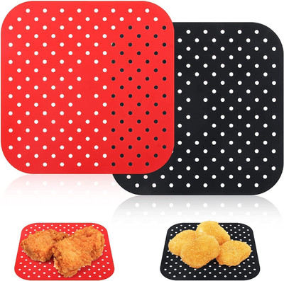 KAULDVISHE square silicon air fryer sheet 2 pcs Air Fryer(1.5 L)