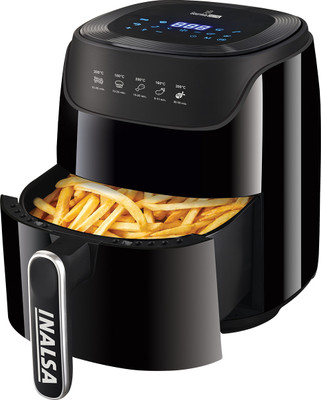 Inalsa Gourmia Digital 1400W Smart AirCrisp Technology|Touch Control & Digital Display Air Fryer(4.2 L)