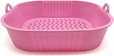 Bakeazy Square Reusable Silicone Pot Air Fryer(1 L)