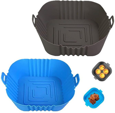 LIJIE Pack Of 2 Cooking Just Got Cleaner – And Crispier Airfryer Tray