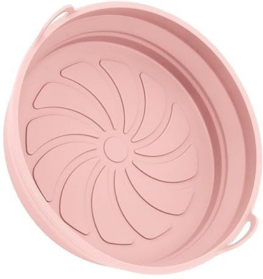 KOOSHLO Silicone Liners Round Food Safe Non Stick Air Fryer Basket Airfryer Tray Air Fryer(1 L)