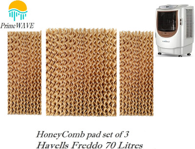 PrimeWave Honeycomb Pad for Havells Freddo 70 Litre, Set of 3 Air Purifier Filter(HEPA Filter)