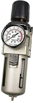 B K Jagan and Co 1/2 Inch Pneumatic FR Unit W04 - Air Filter Regulator Combination Unit Air Purifier Filter(HEPA Filter)
