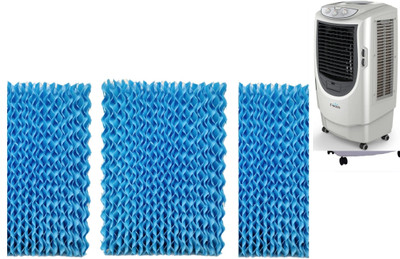 PrimeWave Honeycomb Pad for Havells Freddo 70 Litre, Set of 3 Blue Air Purifier Filter(HEPA Filter)
