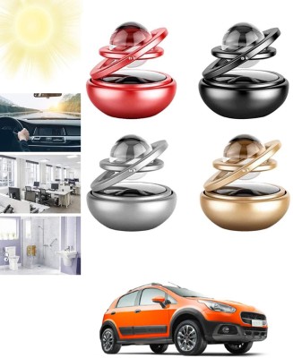 MATIES Crystal Solar Star Perfume 27 Portable Car Air Purifier(Black, Blue, Gold, Red, Silver)