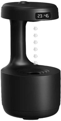 WunderVoX Anti-Gravity Water Droplets Ultrasonic Cool Mist Maker Fogger LED Display Portable Room Air Purifier(White)