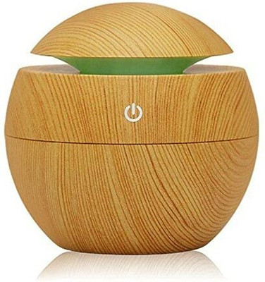 MAKD PE - ROUND SHAPE HUMIDIFIER WOODEN L27 Portable Room Air Purifier(Brown)