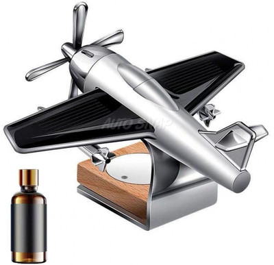 Skcraftosm Airplane Aromatheray Glider Car Air Freshener Perfume Portable Portable Car Air Purifier(Silver)
