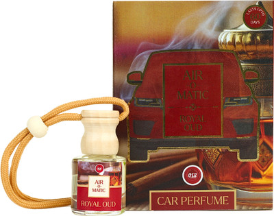 OSR Car Perfume Royal Oud 8 ml - Air-O-Matic Car Freshener Portable Car Air Purifier(ranperent)