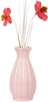 The June shop Aromatic Breeze Reed Diffuser Natural Fragrance Aromatic Rose Portable Room Air Purifier(White)