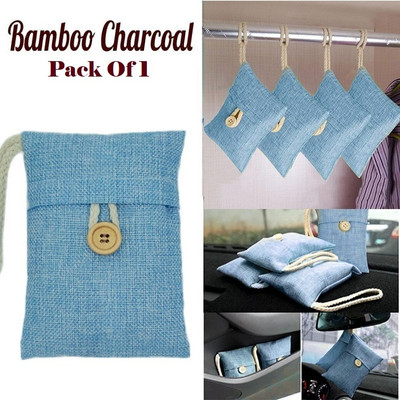 AirSoft 1 -Bamboo Charcoal Air Purifying Bags Activated Bamboo Charcoal Air freshener Portable Car Air Purifier(Multicolor)
