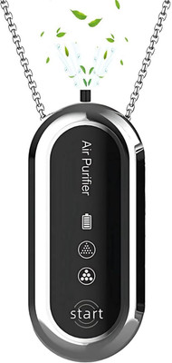 AI WEAR Portable Personal Air Purifier Necklace, Home Mini, Wearable Travel Size Portable Car Air Purifier(Black)