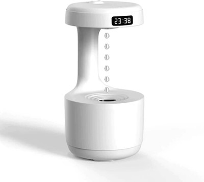 WunderVoX Quiet Air Humidifier with Night Light for Room Office 800ml Portable Room Air Purifier(White)