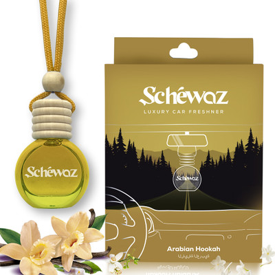 Shivaji Schewaz Luxury Car Perfume, Premium Car Freshener Upto 45 Days Natural Fragrance Portable Car Air Purifier(Arabian Hookah)