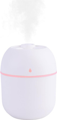vastraveda Mini Cool Mist Humidifier with LED Light & Silent Operation Portable Room Air Purifier(White)