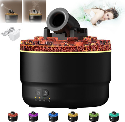 DONDA Cannon Blast Aroma Humidifier Blast Volcanic Crack Turret Aromatherapy Portable Room Air Purifier(Multicolor)