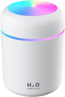 Dherik Tradworld Olive Cool Mist Humidifiers Essential Oil Diffuser Aroma Air Humidifier Portable Car Air Purifier(multi color)