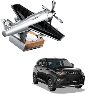 Motopex Airplane Glider Design Car Air Freshener Perfume Solar Power Silver-55 Portable Car Air Purifier(Silver)