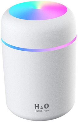 Pamidhar Colorful Mini Humidifier with 2 Mist Modes for Car,Office Room,Bedroom Portable Car Air Purifier(Multicolor)