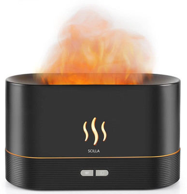 DONDA Flame Diffuser Humidifier-Auto Off 180ml Essential Oil Diffuser Portable Room Air Purifier(Multicolor)