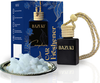 Bazuki Portable Car Air Purifier with Camphora fragrance Portable Car Air Purifier(Black)