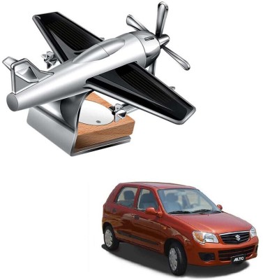 ABB Airplane Glider Design Car Air Freshener Perfume Solar Power Silver-21 Portable Car Air Purifier(Silver)