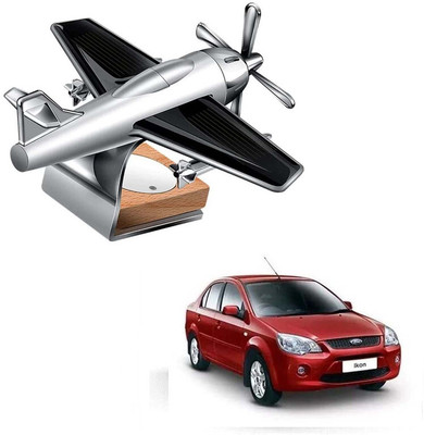 Motopex Airplane Glider Design Car Air Freshener Perfume Solar Power Silver-96 Portable Car Air Purifier(Silver)