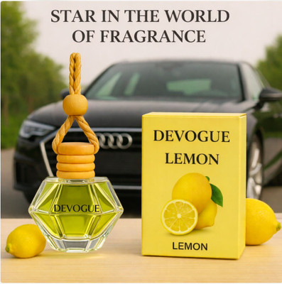 Devogue lemon Air Freshener Portable Car Air Purifier(Yellow)