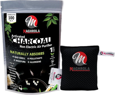 MAGHROLA Non-Electric Natural Charcoal Air Purifying Bag250g Odor Eliminator Air Purifier Portable Car Air Purifier(black)