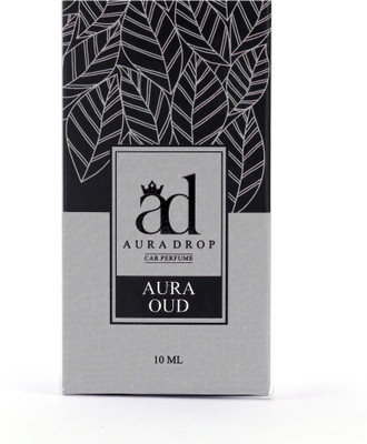 AD Aura Drop Aura Oud Diffuser Set (Aura Oud) Car Freshener Hanging Perfumes Long Lasting Fragrance(10ml)(10 ml)
